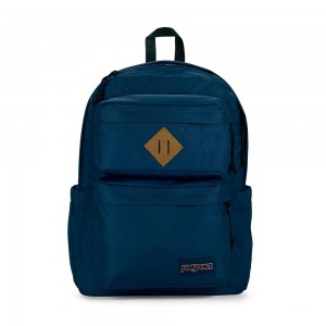 JanSport Double Break Laptop Rucksack Rucksäcke Navy | MCHFT21441