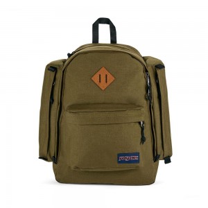 JanSport Field Pack Laptop Rucksack Rucksäcke Olivgrün | UCHTG54569