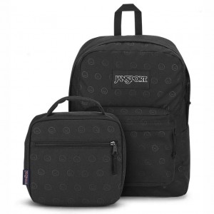 JanSport HAPPY AND SAD BUNDLE Laptop Rucksack Rucksäcke Schwarz | CHQAV40311