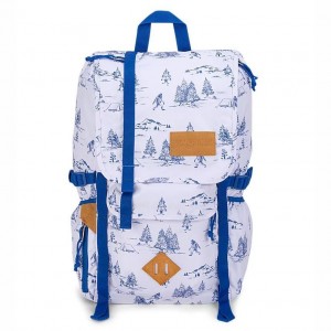 JanSport Hatchet Schulrucksäcke Rucksäcke Weiß Blau | GCHUC55429