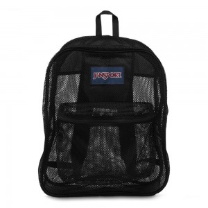 JanSport Mesh Pack Schulrucksäcke Rucksäcke Schwarz | CHJKU13945