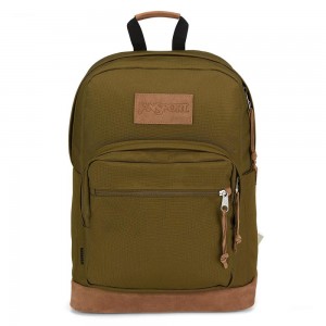 JanSport Right Pack Premium Laptop Rucksack Rucksäcke Olivgrün | CHZPD93479