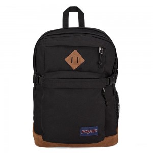 JanSport SUEDE CAMPUS Laptop Rucksack Rucksäcke Schwarz | FCHUI49721