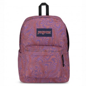 JanSport SuperBreak® Plus Laptop Rucksack Rucksäcke Lila Orange | ACHWC12308