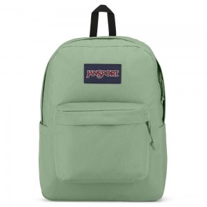 JanSport SuperBreak® Plus Laptop Rucksack Rucksäcke Grün | MCHHR17152