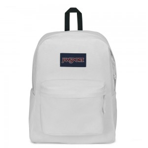 JanSport SuperBreak® Plus Schulrucksäcke Rucksäcke Weiß | CHDYB16645