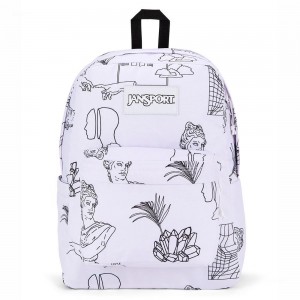 JanSport SuperBreak® Schulrucksäcke Rucksäcke Weiß | XCHGW13358