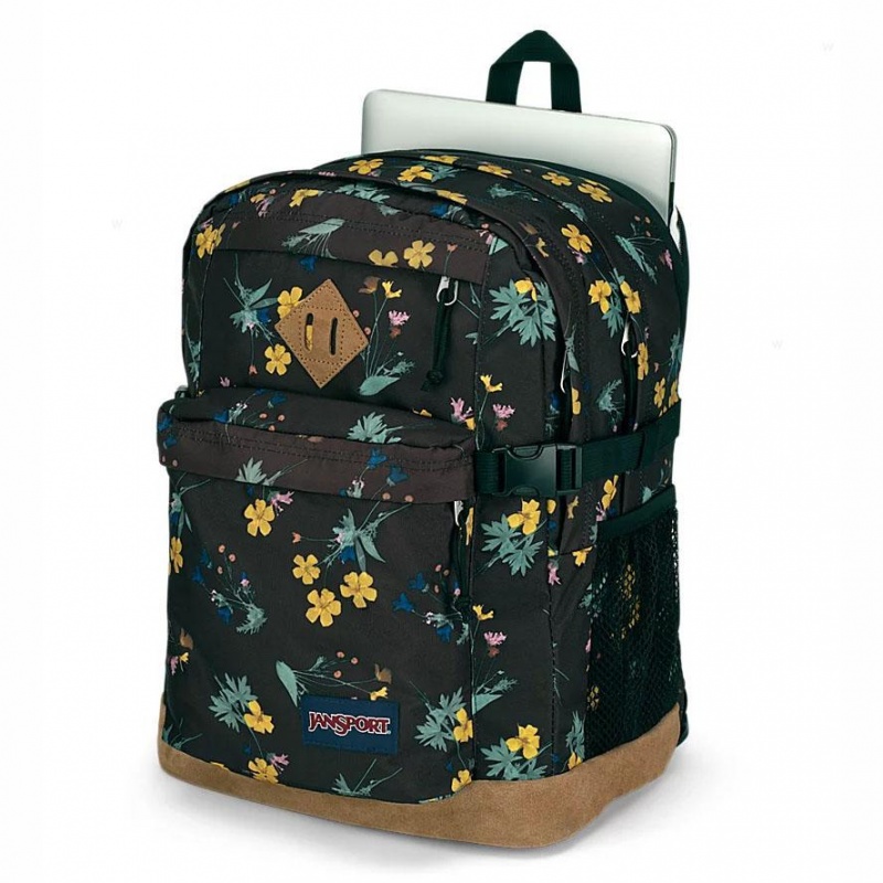 JanSport DARK FLORA BUNDLE Laptop Rucksack Rucksäcke Braun | CHEAH65423