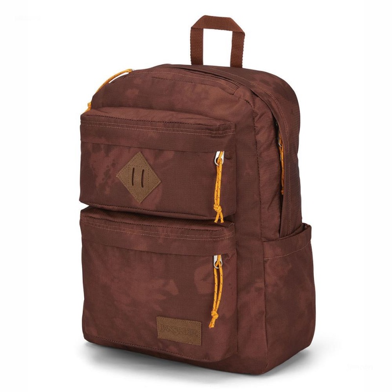 JanSport DOUBLE BREAK FX Laptop Rucksack Rucksäcke Braun | CHCVG59583