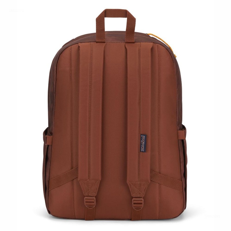 JanSport DOUBLE BREAK FX Laptop Rucksack Rucksäcke Braun | CHCVG59583