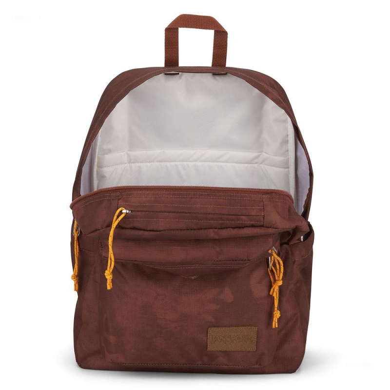 JanSport DOUBLE BREAK FX Laptop Rucksack Rucksäcke Braun | CHCVG59583