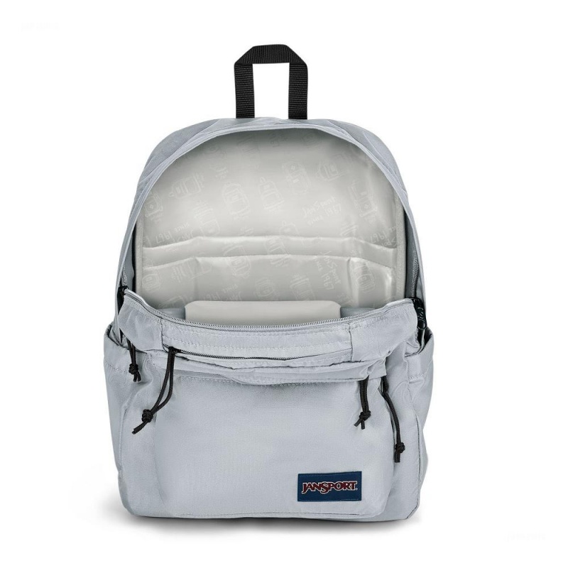 JanSport Double Break Laptop Rucksack Rucksäcke Grau | CHEAH15570