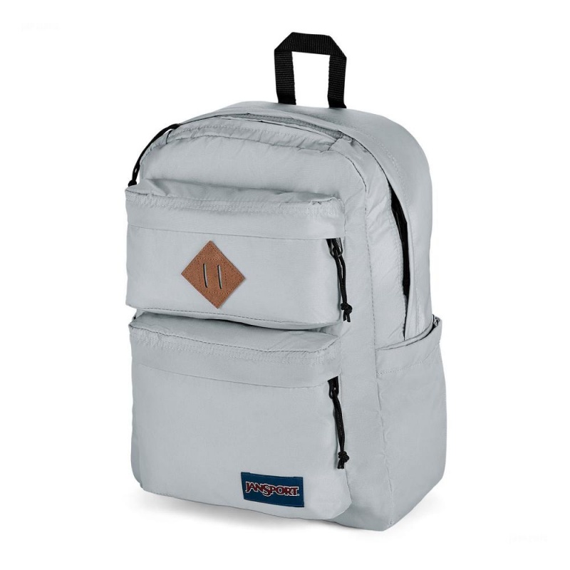 JanSport Double Break Laptop Rucksack Rucksäcke Grau | CHEAH15570