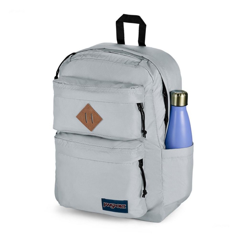 JanSport Double Break Laptop Rucksack Rucksäcke Grau | CHEAH15570