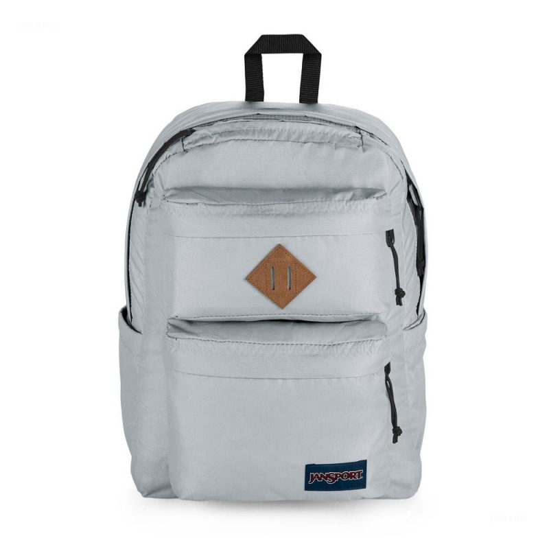 JanSport Double Break Laptop Rucksack Rucksäcke Grau | CHEAH15570