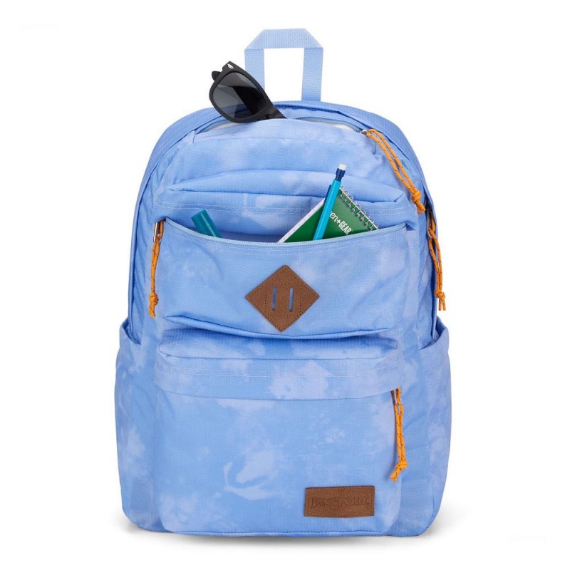 JanSport Double Break Laptop Rucksack Rucksäcke Blau | ECHHC96163