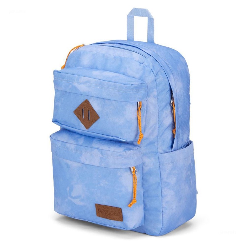 JanSport Double Break Laptop Rucksack Rucksäcke Blau | ECHHC96163