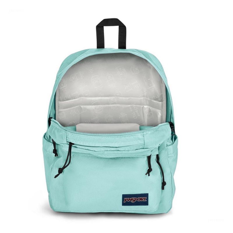 JanSport Double Break Laptop Rucksack Rucksäcke Türkis | CHNEJ90560