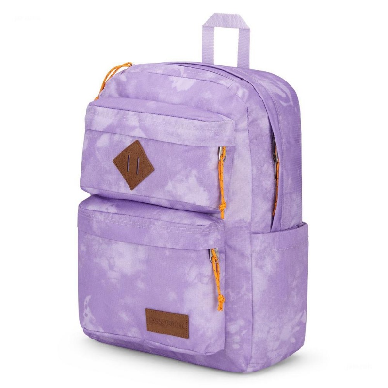 JanSport Double Break Schulrucksäcke Rucksäcke Lila | LCHTR40354