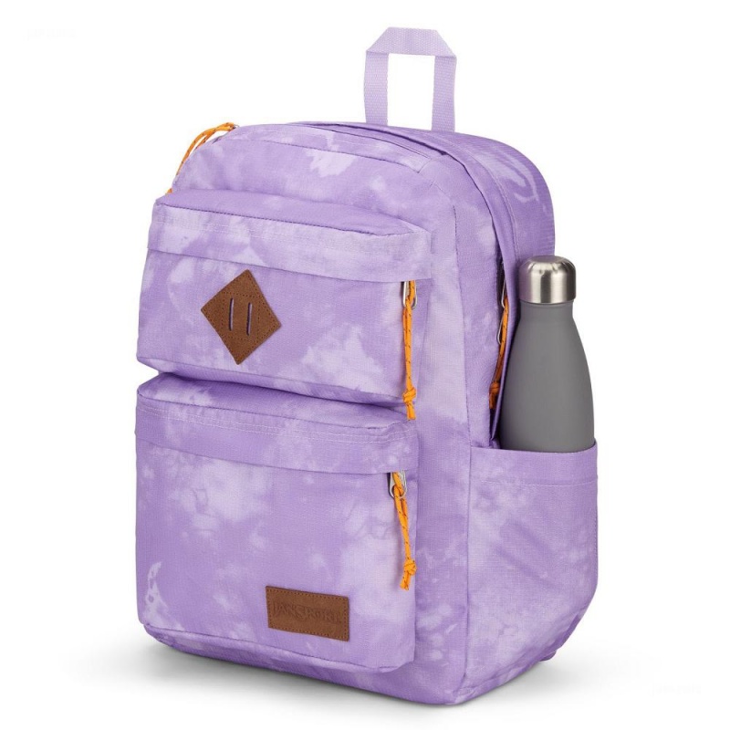 JanSport Double Break Schulrucksäcke Rucksäcke Lila | LCHTR40354