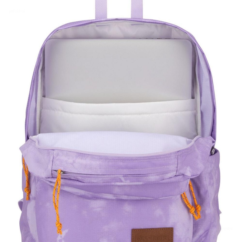 JanSport Double Break Schulrucksäcke Rucksäcke Lila | LCHTR40354