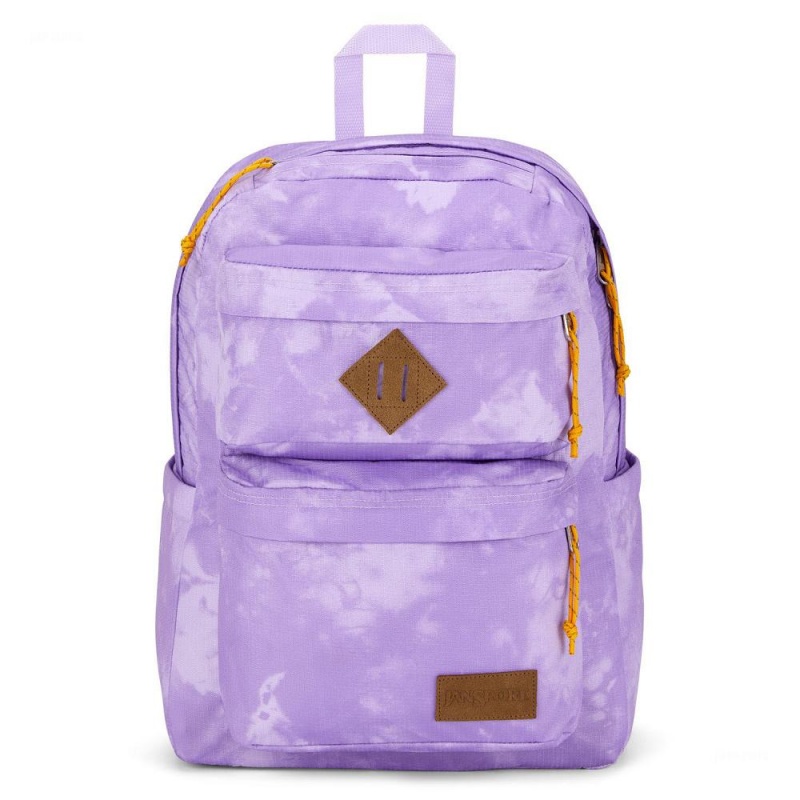 JanSport Double Break Schulrucksäcke Rucksäcke Lila | LCHTR40354