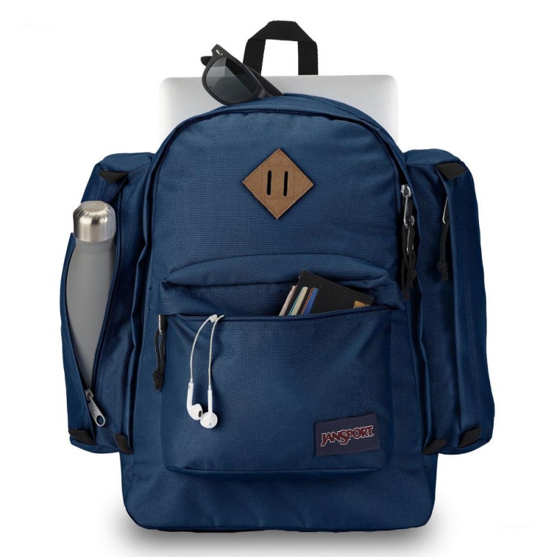 JanSport Field Pack Laptop Rucksack Rucksäcke Navy | CHEAH10329