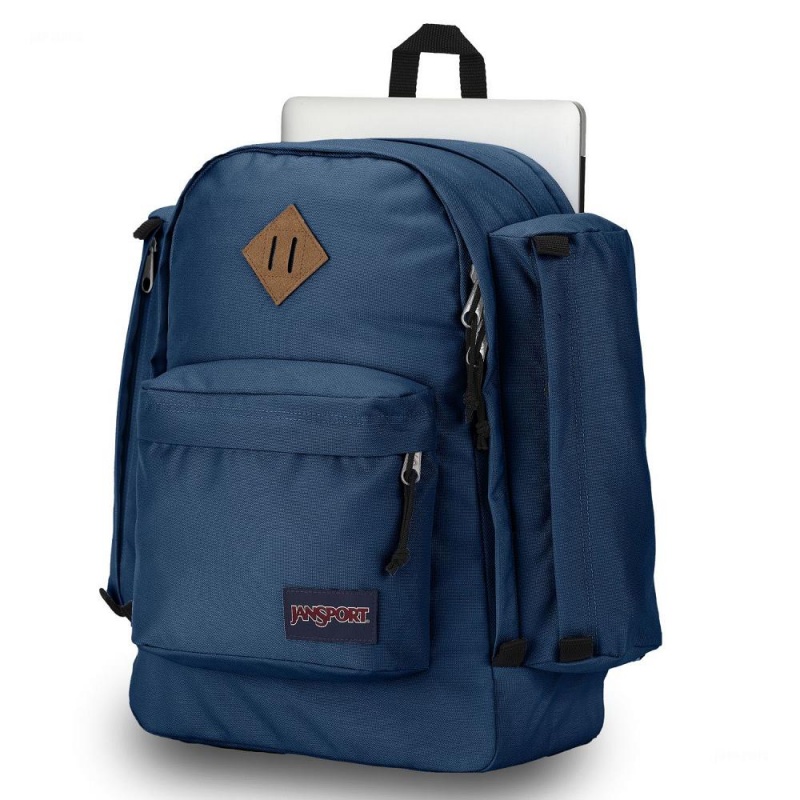 JanSport Field Pack Laptop Rucksack Rucksäcke Navy | CHEAH10329