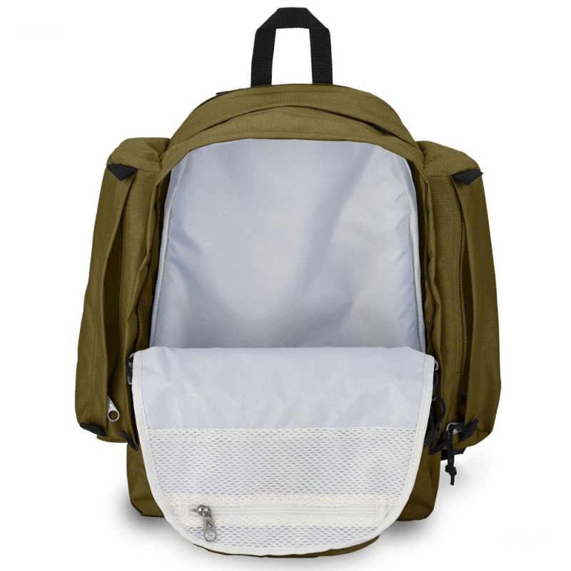 JanSport Field Pack Laptop Rucksack Rucksäcke Olivgrün | UCHTG54569