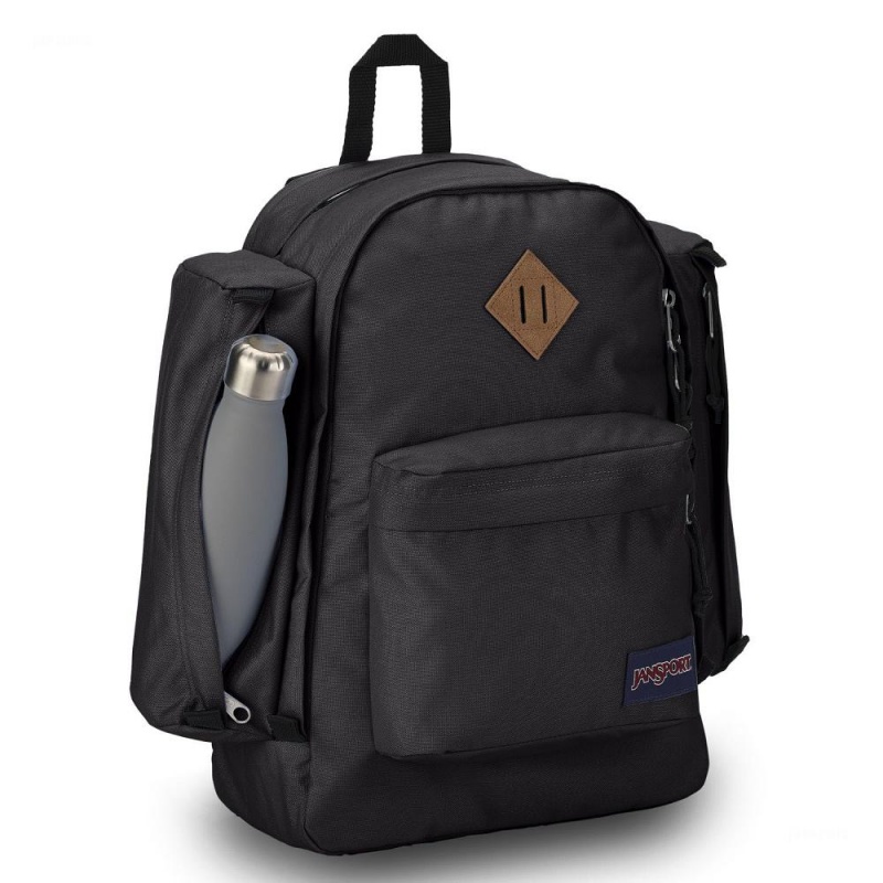 JanSport Field Pack Laptop Rucksack Rucksäcke Schwarz | CHDFL15151