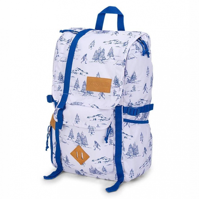 JanSport Hatchet Laptop Rucksack Rucksäcke Weiß Blau | CHJZR84993