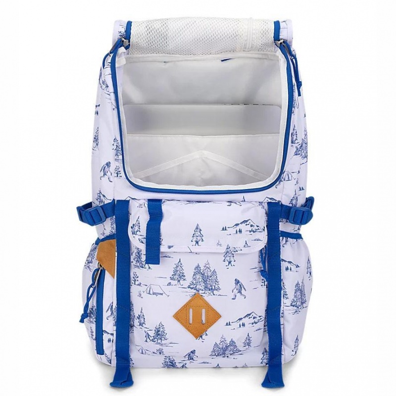 JanSport Hatchet Laptop Rucksack Rucksäcke Weiß Blau | CHJZR84993