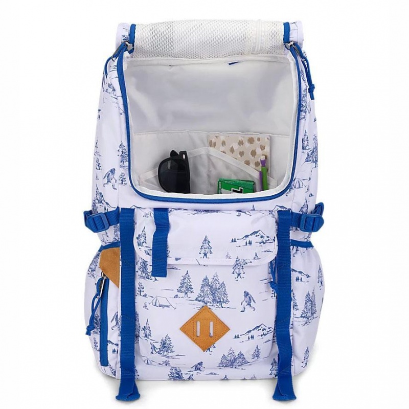 JanSport Hatchet Laptop Rucksack Rucksäcke Weiß Blau | CHJZR84993