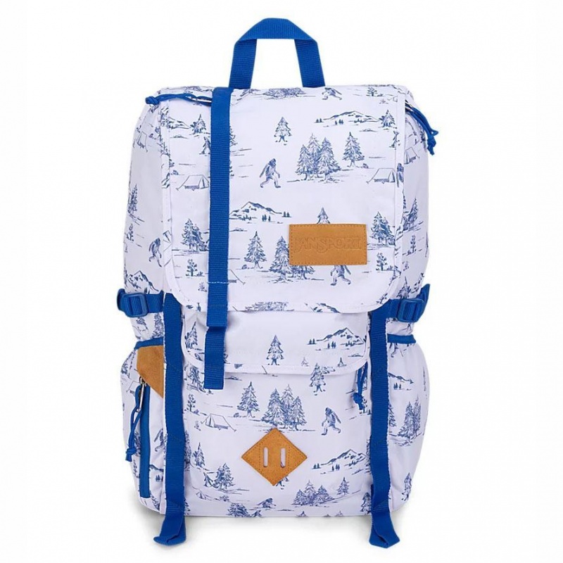 JanSport Hatchet Laptop Rucksack Rucksäcke Weiß Blau | CHJZR84993