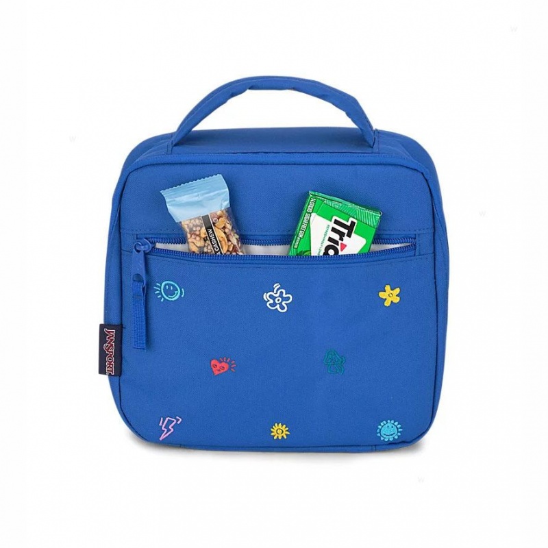 JanSport KIDCORE CHARMS BUNDLE Schulrucksäcke Rucksäcke Blau | PCHQX31698