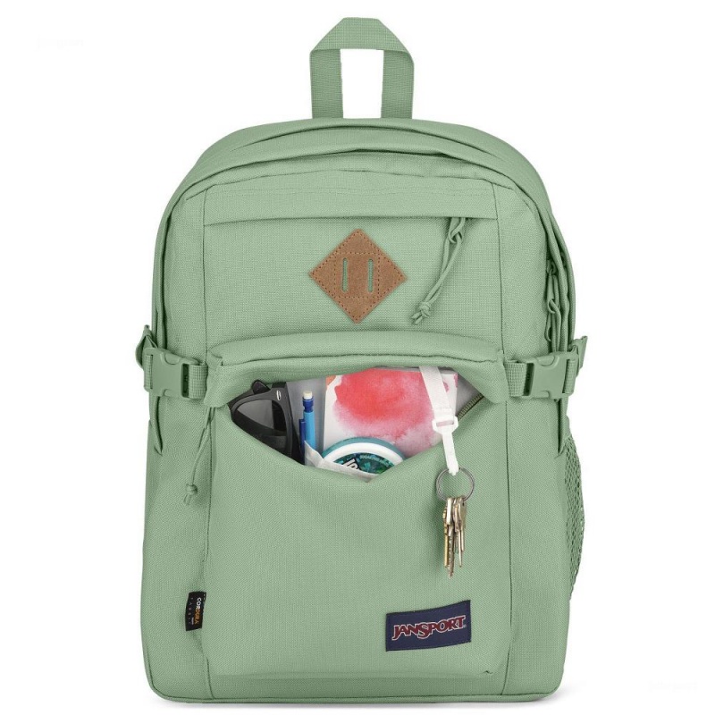 JanSport Main Campus FX Laptop Rucksack Rucksäcke Grün | CHJZR32698