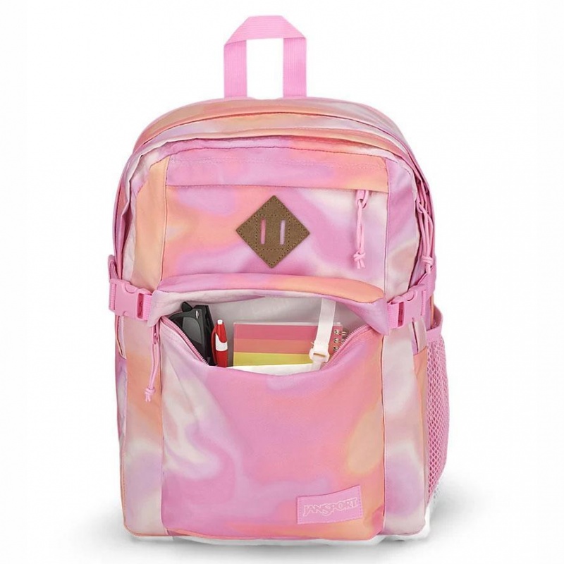 JanSport Main Campus Laptop Rucksack Rucksäcke Rosa | CHQAV90788