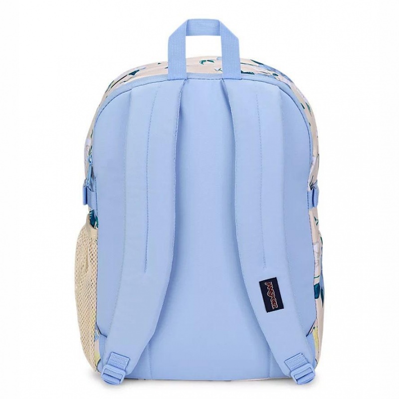 JanSport Main Campus Laptop Rucksack Rucksäcke Blau Gelb | CHQAV69395