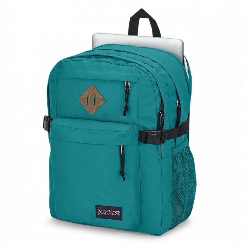 JanSport Main Campus Laptop Rucksack Rucksäcke Grün | SCHNY75562