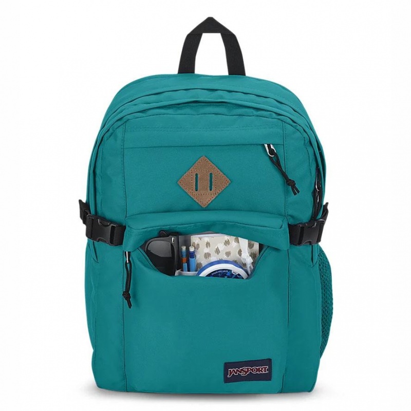 JanSport Main Campus Laptop Rucksack Rucksäcke Grün | SCHNY75562