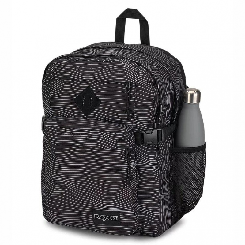 JanSport Main Campus Laptop Rucksack Rucksäcke Schwarz | DCHVO53614