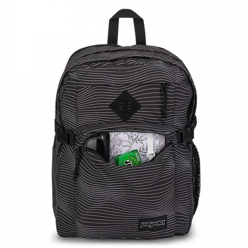 JanSport Main Campus Laptop Rucksack Rucksäcke Schwarz | DCHVO53614