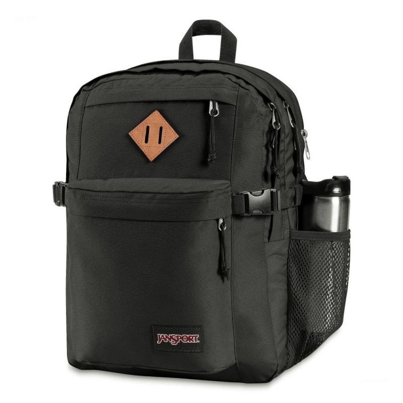 JanSport Main Campus Schulrucksäcke Rucksäcke Schwarz | CHICD94080