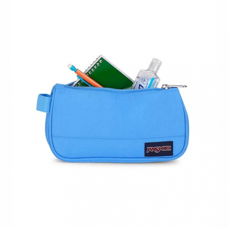 JanSport Medium Accessory Pouch Federmäppchen Taschen Blau | PCHER68531