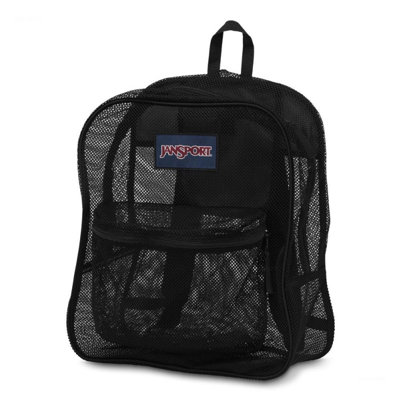 JanSport Mesh Pack Schulrucksäcke Rucksäcke Schwarz | CHJKU13945