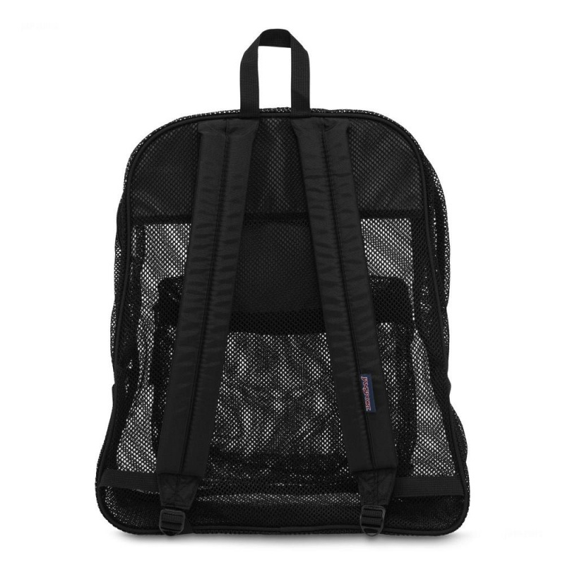 JanSport Mesh Pack Schulrucksäcke Rucksäcke Schwarz | CHJKU13945