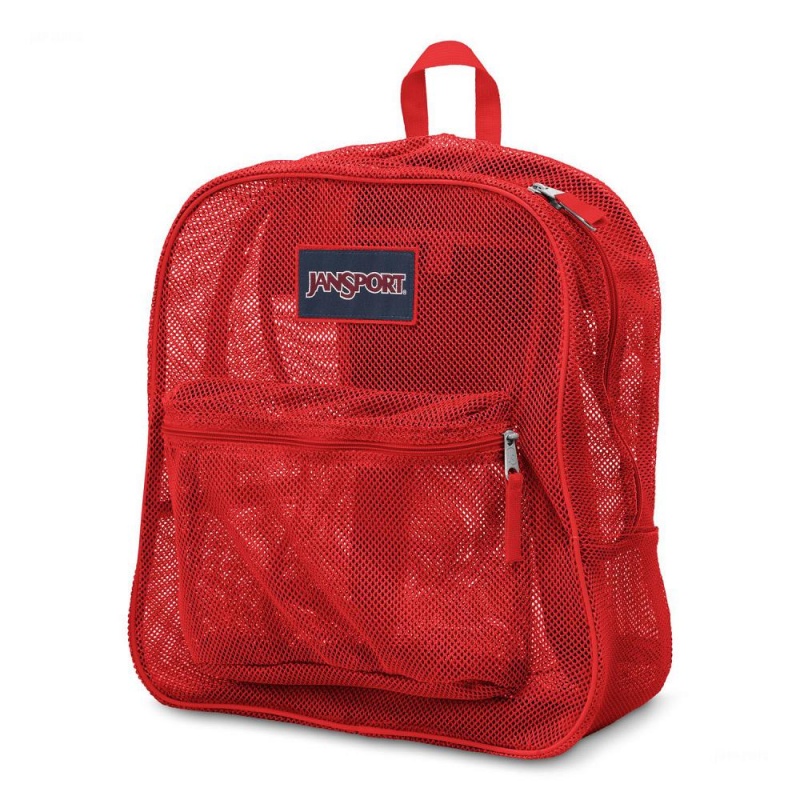 JanSport Mesh Pack Schulrucksäcke Rucksäcke Rot | TCHWZ93914