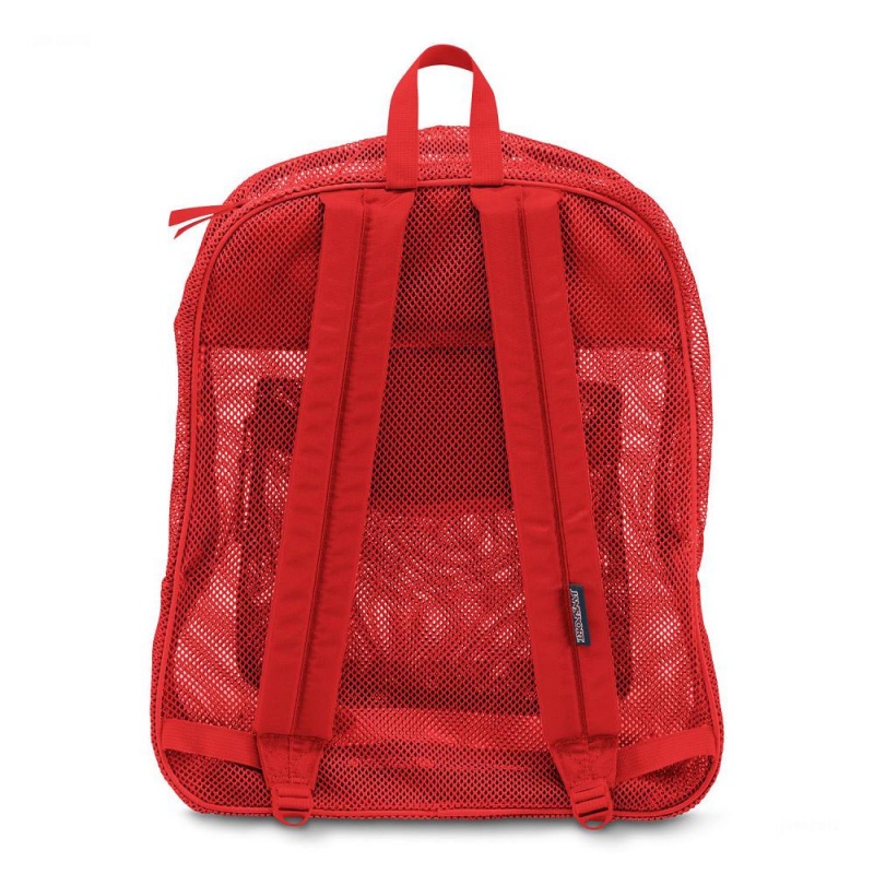 JanSport Mesh Pack Schulrucksäcke Rucksäcke Rot | TCHWZ93914