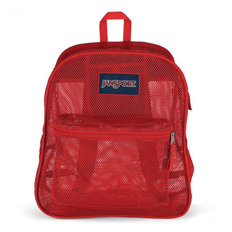 JanSport Mesh Pack Schulrucksäcke Rucksäcke Rot | TCHWZ93914