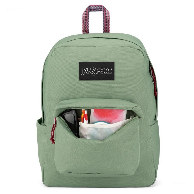 JanSport Restore Pack Schulrucksäcke Rucksäcke Olivgrün | ZCHNQ54763